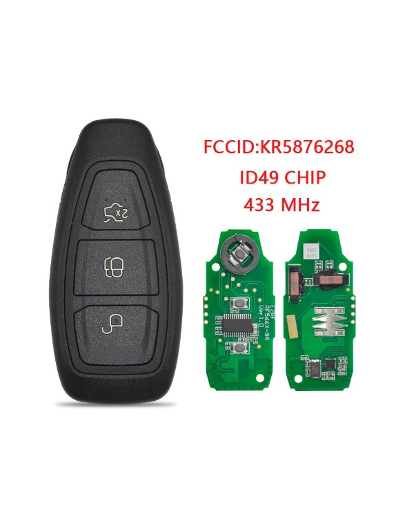 RADIOCOMANDO AUTO 3 PULSANTI FORD ID49