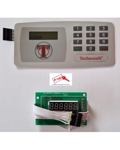TECHNOMAX SCHEDA E TASTIERA PER CASSAF TE3-4