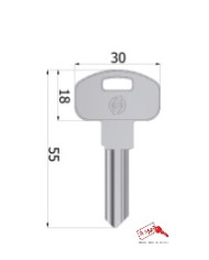 SECUREMME CHIAVE GREZZA ART 0CKYNISBOZ (UL058)