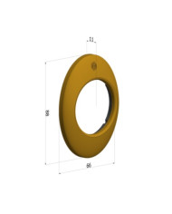 SECUREMME MOSTRINA PER FORZIERE BRONZO ART 4380