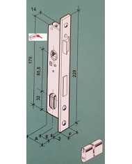 FF SERRATURA INFILARE PROFILATO ENT 30