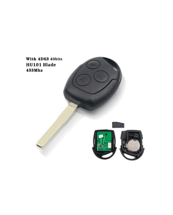 RADIOCOMANDO AUTO 3 PULSANTI FORD 4D60 HU101