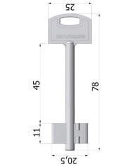 SECUREMME CHIAVE DM MOD C L78 G 45