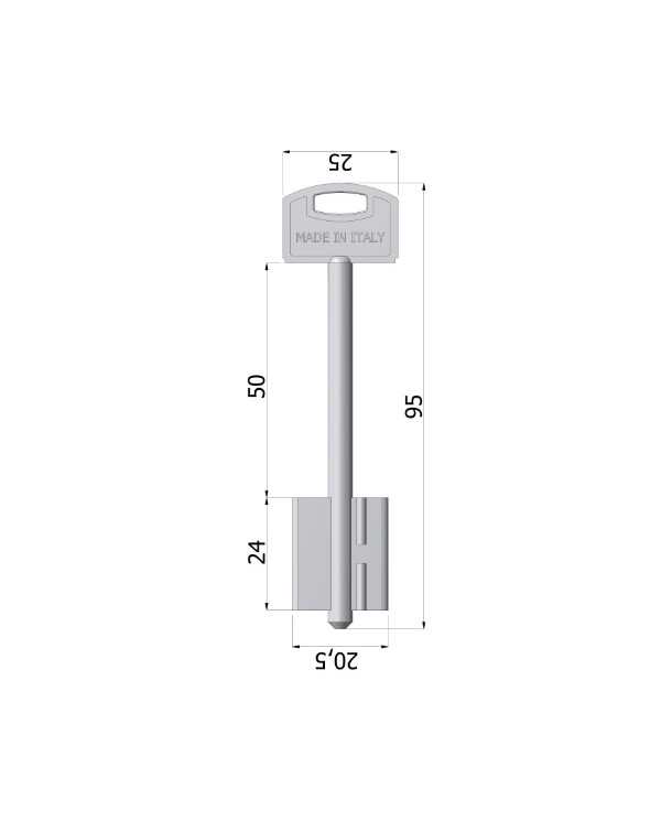 SECUREMME CHIAVE DM MOD H L95 G 50 (5SCM14)
