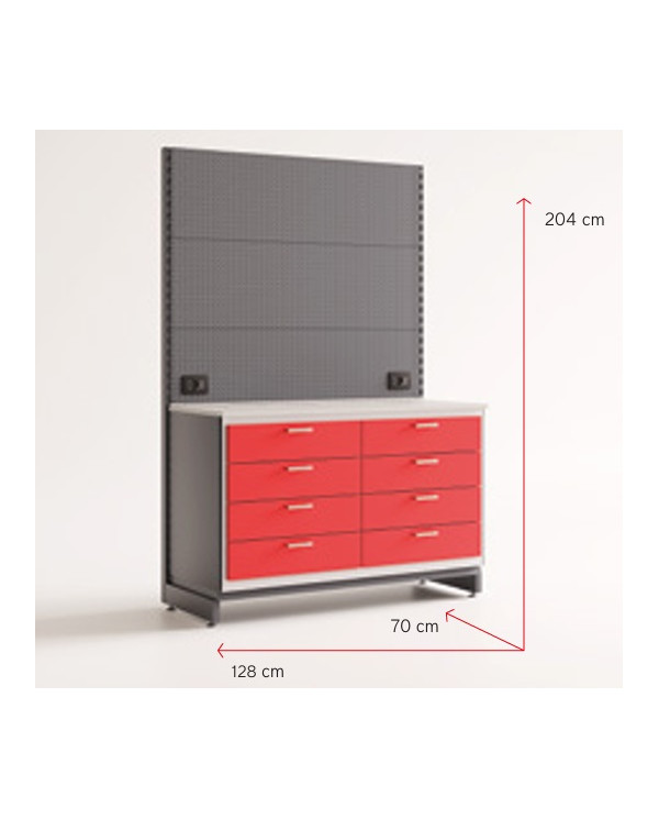 SILCA POINT MODULO 4 CASSETTI + 4 CASSETTI