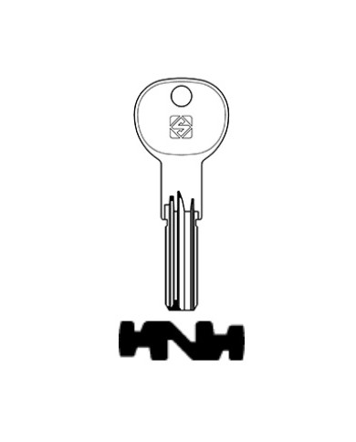 IE14X CHIAVE CILINDRO PUNZONATA