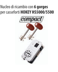 MOTTURA NUCLEO COMPACT 6G PER CASSAFORTE HOKEY