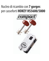 MOTTURA NUCLEO COMPACT 7G PER CASSAFORTE HOKEY