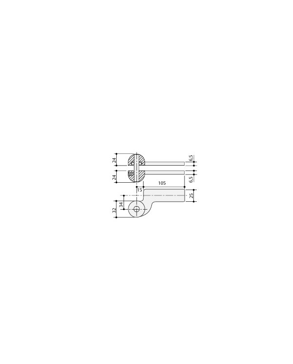 BRACCIO SUPERIORE OTT CHIUDIPORTA PAVIMENTO AC7