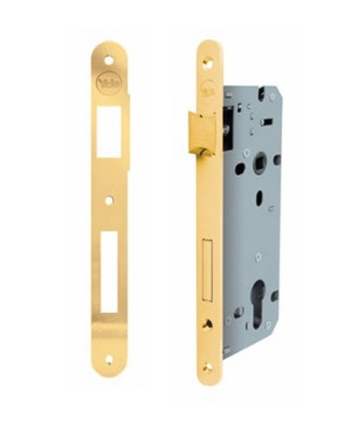 YALE SERRATURA INFILARE LEGNO E60 NK B.DO TONDO