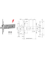 ISEO ELETTROSERRATURA FASCIA CILINDRO E100
