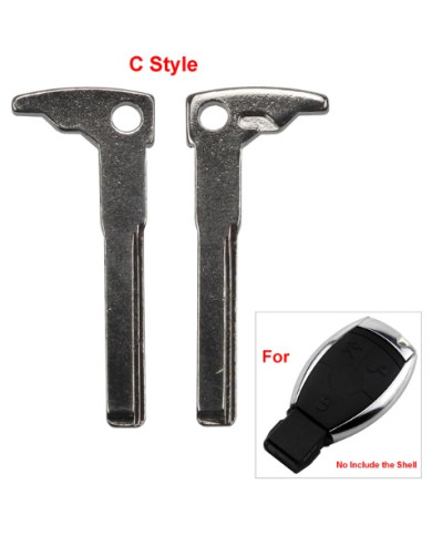 INSERTO CHIAVE AUTO MERCEDES LAMA HU64 C STYLE