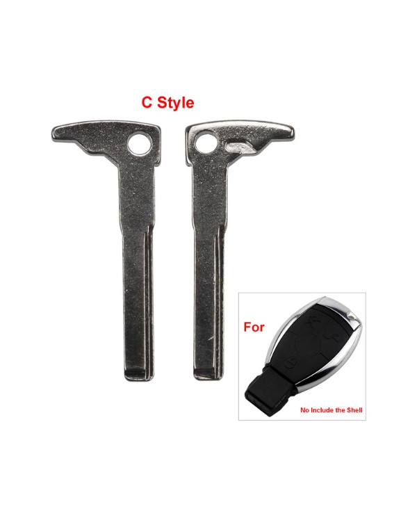 INSERTO CHIAVE AUTO MERCEDES LAMA HU64 C STYLE