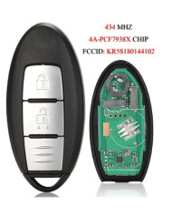 RADIOCOMANDO CHIAVE AUTO 2 PULSANTI NISSAN