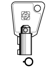 LYF2T CHIAVE CILINDRO TUBOLARE