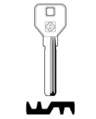 RC11 CHIAVE CILINDRO PUNZONATA