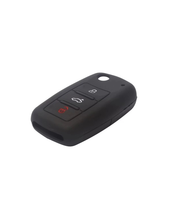 GUSCIO IN SILICONE PER RADIOCOMANDO VW NERO