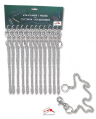 PORTACHIAVE CATENELLA CON MOSCHETTONE CNF 12 PZ