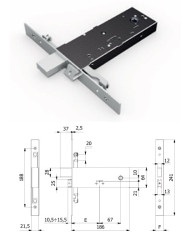 OMEC SERRATURA FASCIA A MAPPA E90 F25