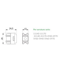 OMEC RULLO PER SERRATURA 5970