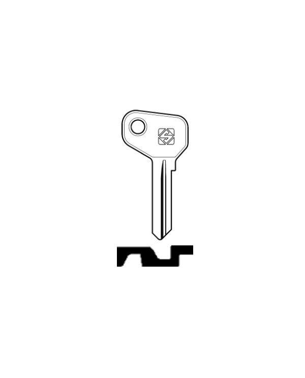 AF7D CHIAVE AUTO TESTA FERRO