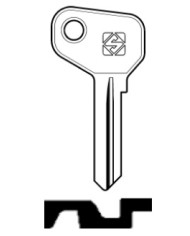 AF7D CHIAVE AUTO TESTA FERRO