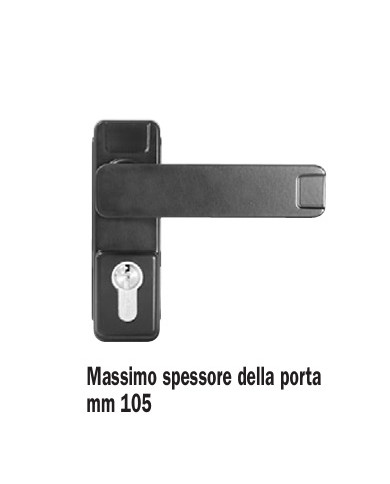ISEO COMANDO ESTERNO MANIGLIA IDEA-PUSH MINI NEW