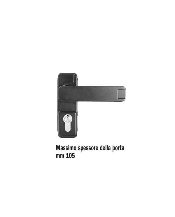 ISEO COMANDO ESTERNO MANIGLIA IDEA-PUSH MINI NEW