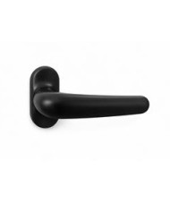 COPPIA MANIGLIA COLORE NERO PER ALLUMINIO F222