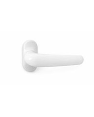 COPPIA MANIGLIA COLORE BIANCO PER ALLUMINIO F222