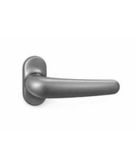 COPPIA MANIGLIA COLORE GRIGIO PER ALLUMINIO F222