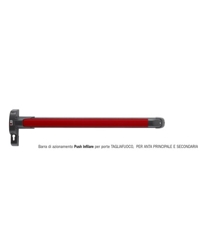 ISEO MANIGLIONE ANTIPANICO PUSH TAGLIAFUOCO L 840