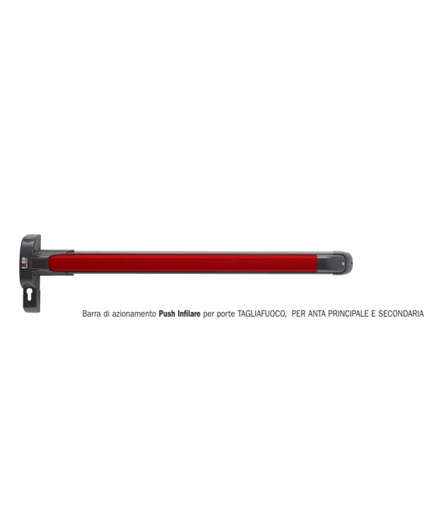 ISEO MANIGLIONE ANTIPANICO PUSH TAGLIAFUOCO L 840