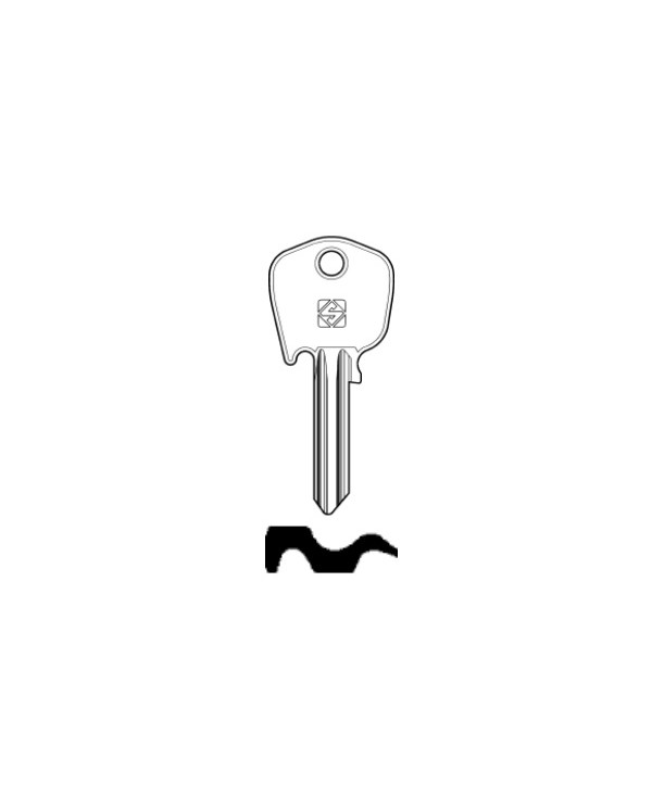 DM1R CHIAVE AUTO TESTA FERRO