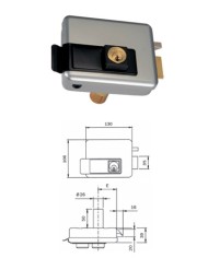 ICSA ELETTROSERRATURA CILINDRO FISSO DX 50-80