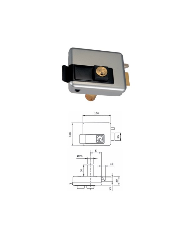 ICSA ELETTROSERRATURA CILINDRO FISSO SX 50-80