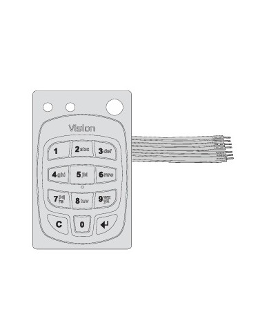CISA TASTIERA PER CASSAFORTE SERIE DIGIT VISION