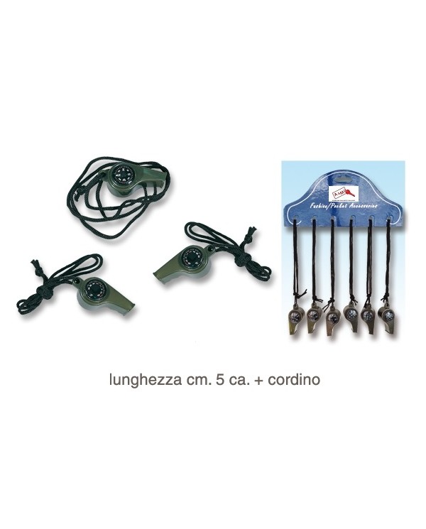 PORTACHIAVE FISCHETTO CON BUSSOLA CNF 6 PZ