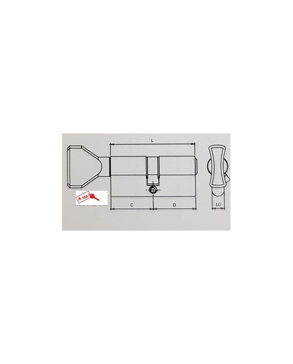 ISEO CILINDRO POMOLO R6 OTT 885945357
