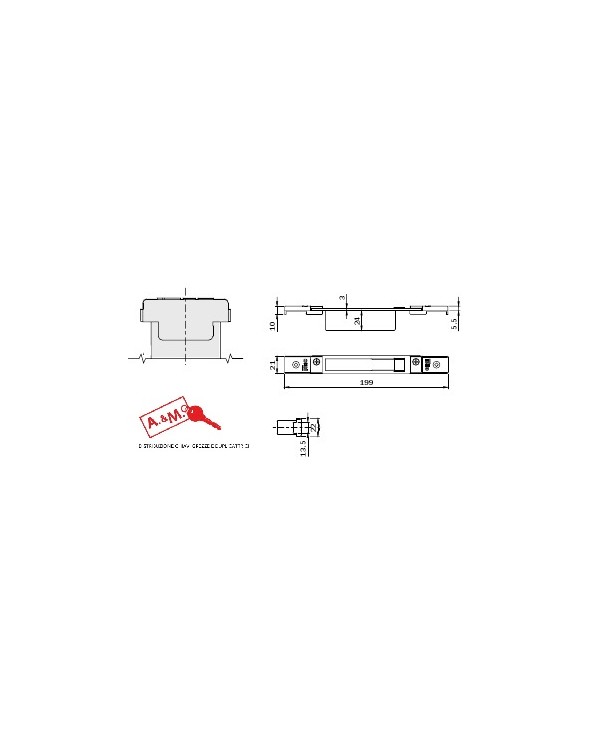ISEO CONTROPIASTRA REGOLABILE ART 0387011
