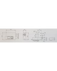 ISEO SERRATURA ELETTRICA MM 70 SX 2M ART 535020705