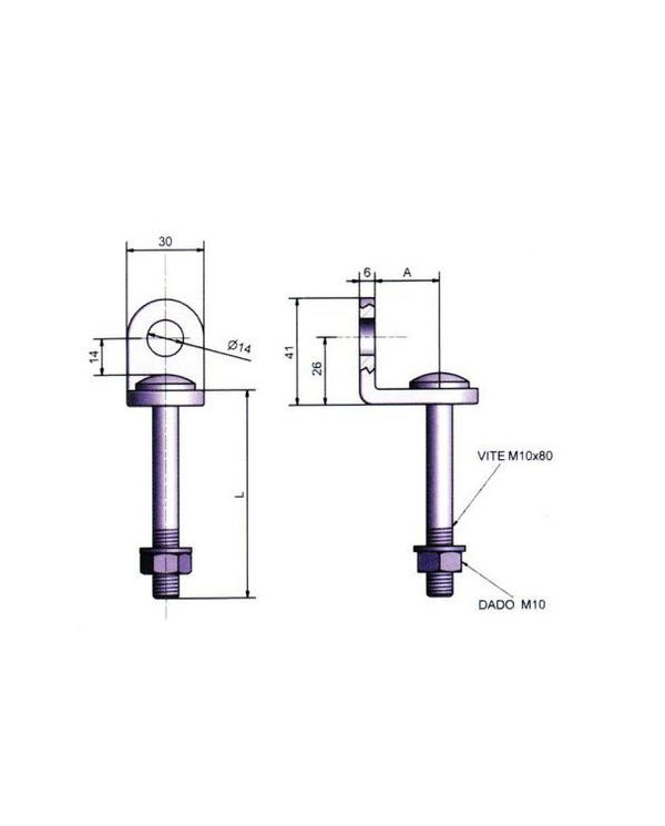 POTENT OCCHIOLO FISSO COPPIA 26/44 ART 9202