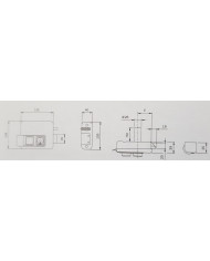 ISEO SERRATURA ELETTRICA MM 70 SX ART 525020705