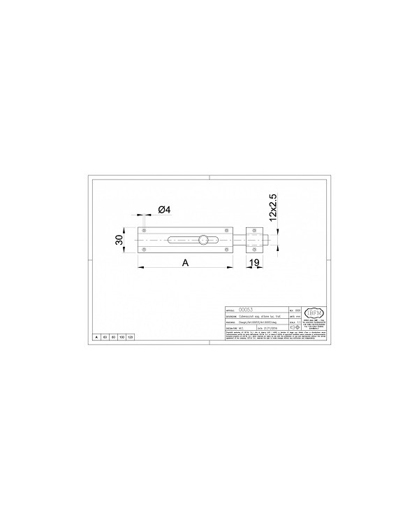 IBFM CATENACCI SAGOMATI ART 53 DA 80 MM