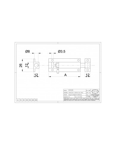 IBFM CATENACCI ALLUMINIO STRETTO ART 26A DA 50