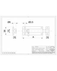 IBFM CATENACCI ALLUMINIO STRETTO ART 26A DA 100