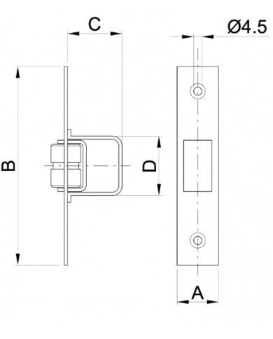 IBFM SERRATURA ARRESTO VA VIENI 16X100 ART 208