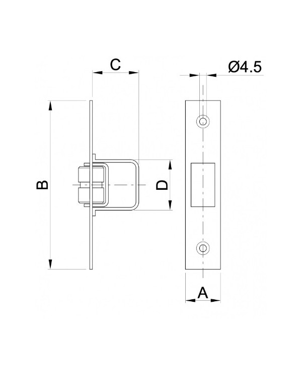 IBFM SERRATURA ARRESTO VA VIENI 16X100 ART 208