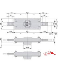 VIRO SERRATURA SERRANDA CENTRALE CORAZZATA