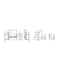 ISEO SERRATURA APPLICARE DX DA 50 ART 437502